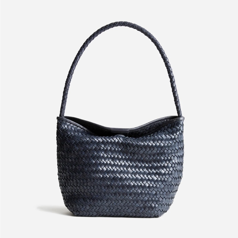 Viral madewell hand woven shoulder bag (leather)